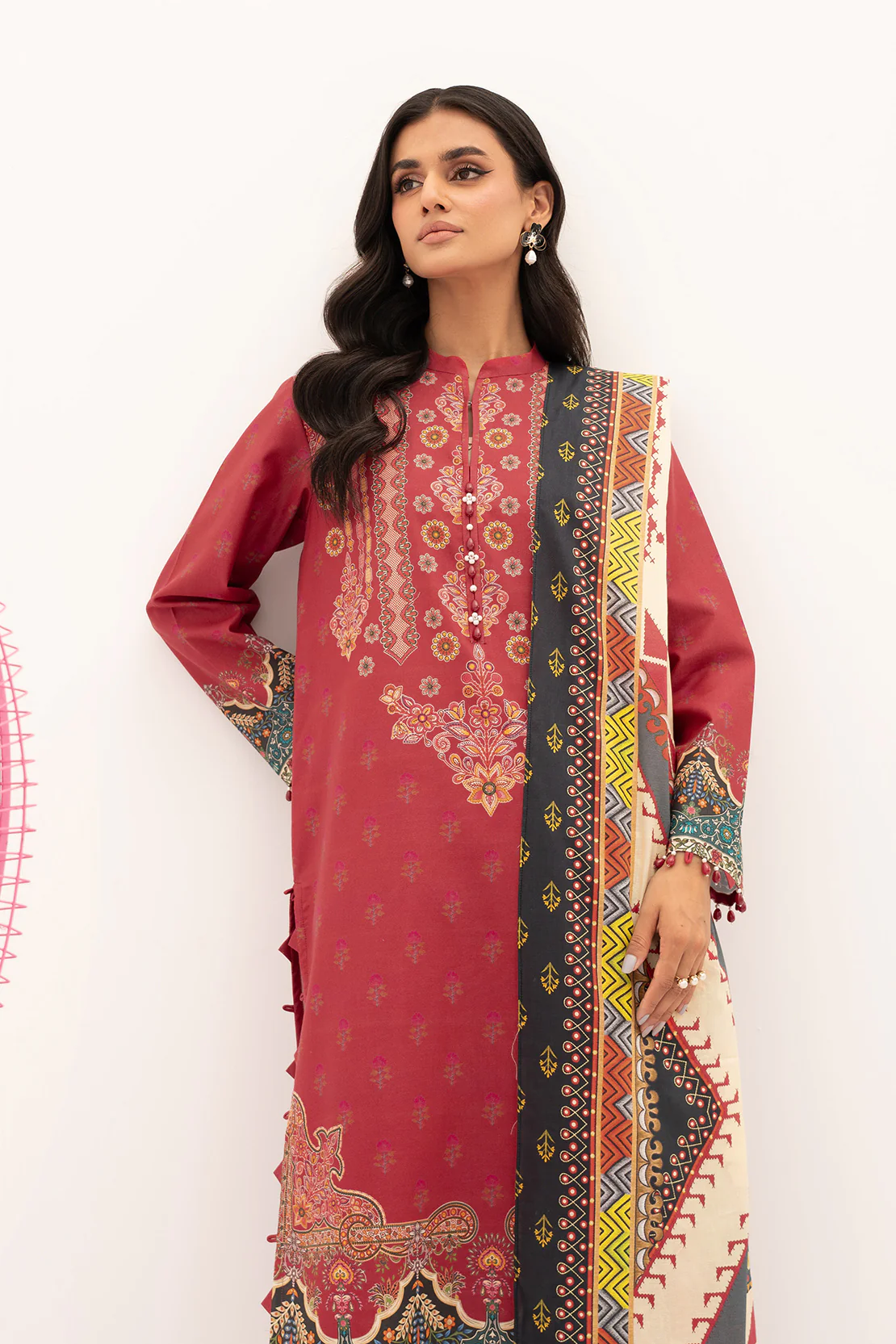 PRINTED - 2 PC LAWN SUIT - Image 2