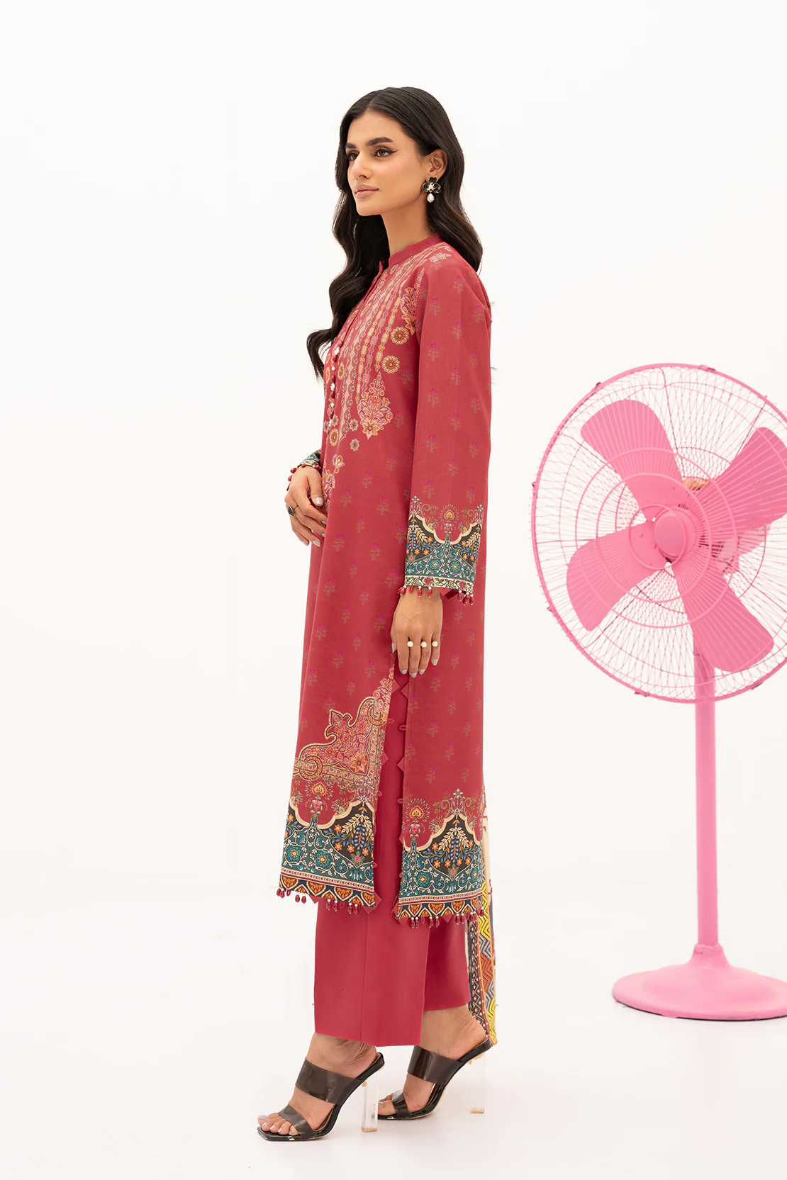 PRINTED - 2 PC LAWN SUIT - Image 4