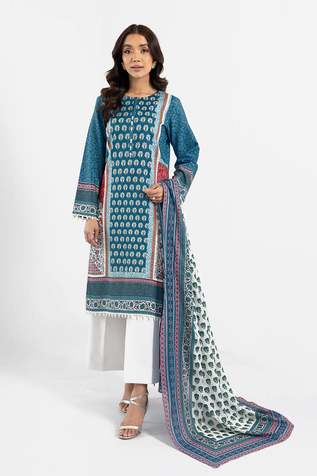 PRINTED - 2 PC LAWN SUIT - Image 2