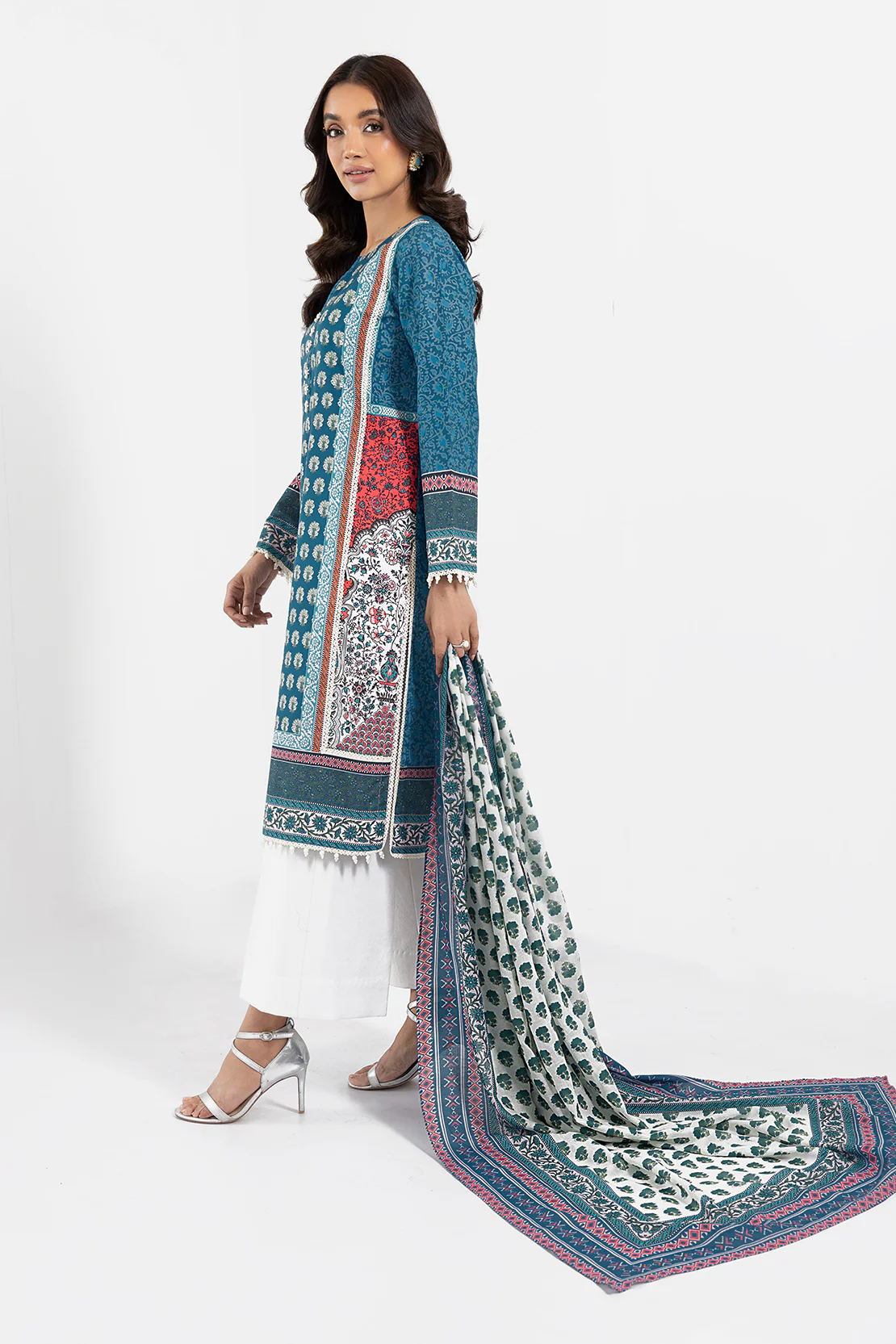 PRINTED - 2 PC LAWN SUIT - Image 4