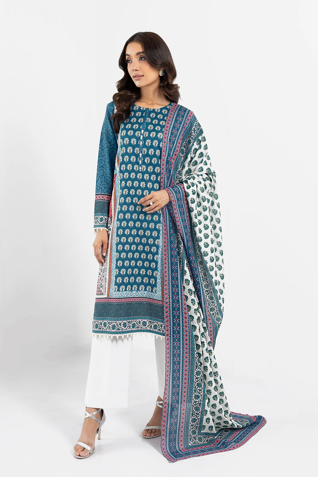 PRINTED - 2 PC LAWN SUIT - Image 7