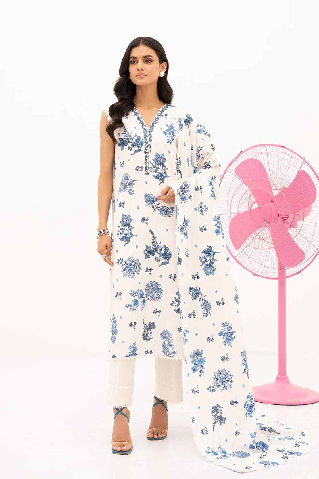 PRINTED - 2 PC LAWN SUIT
