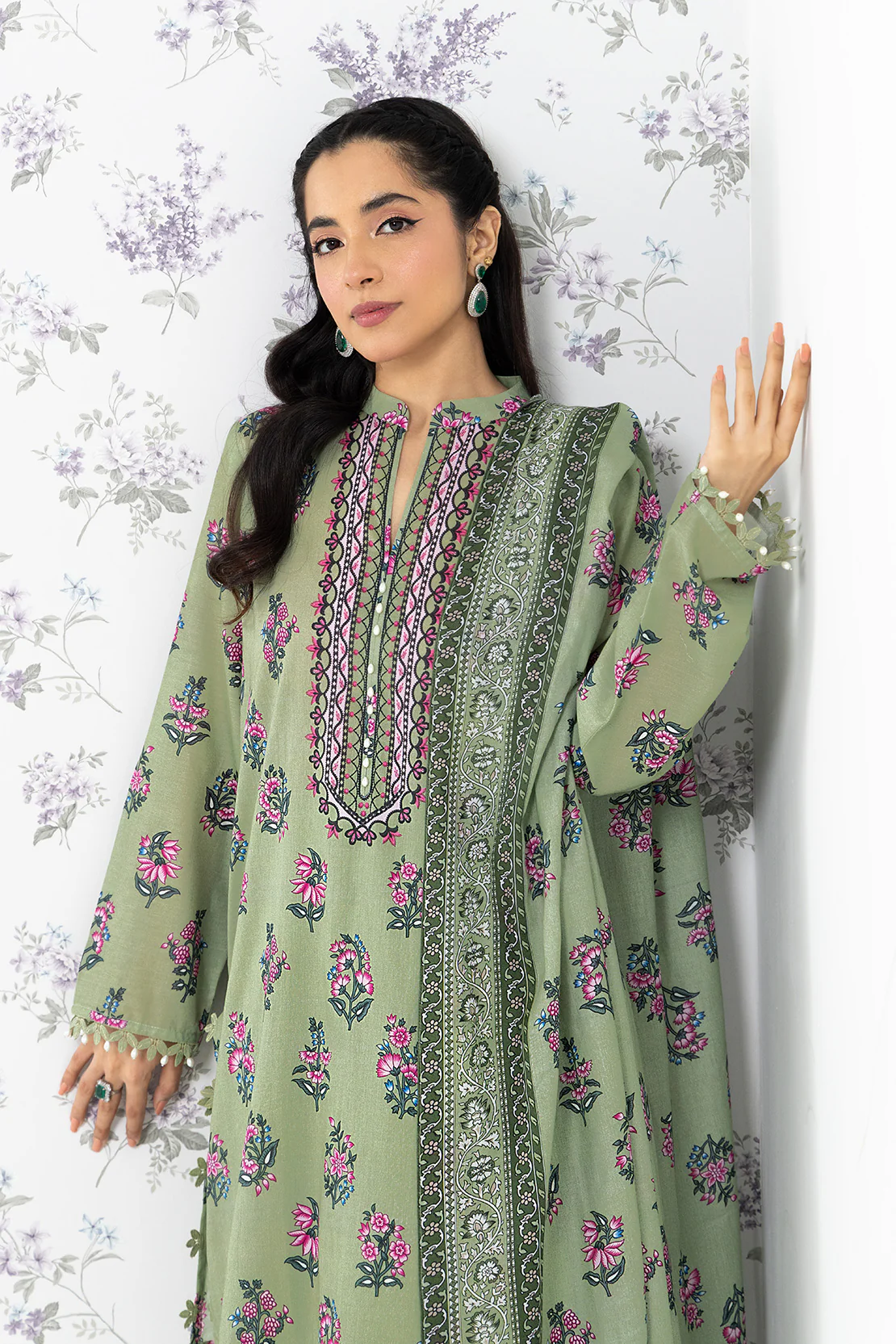 PRINTED - 2 PC LAWN SUIT - Image 5