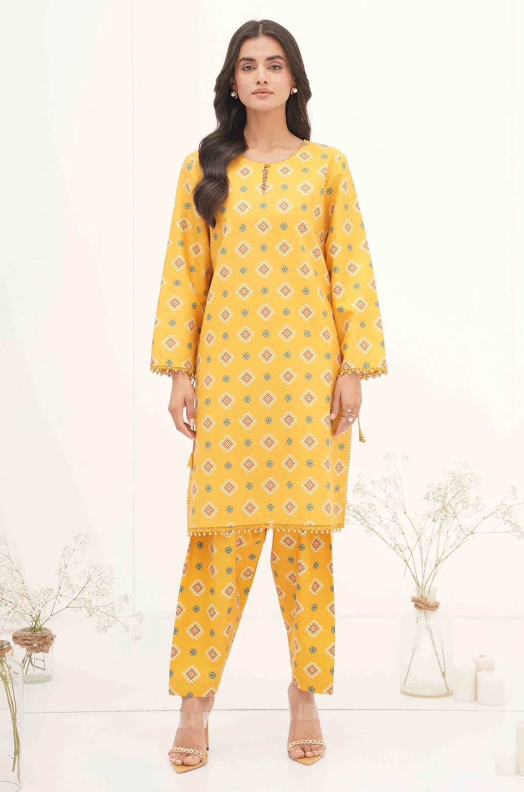 PRINTED - 2 PC LAWN SUIT
