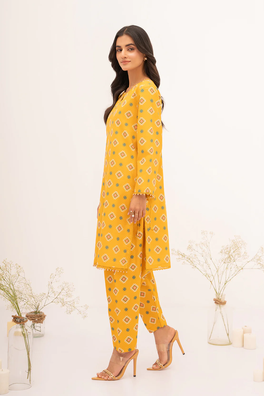 PRINTED - 2 PC LAWN SUIT - Image 4