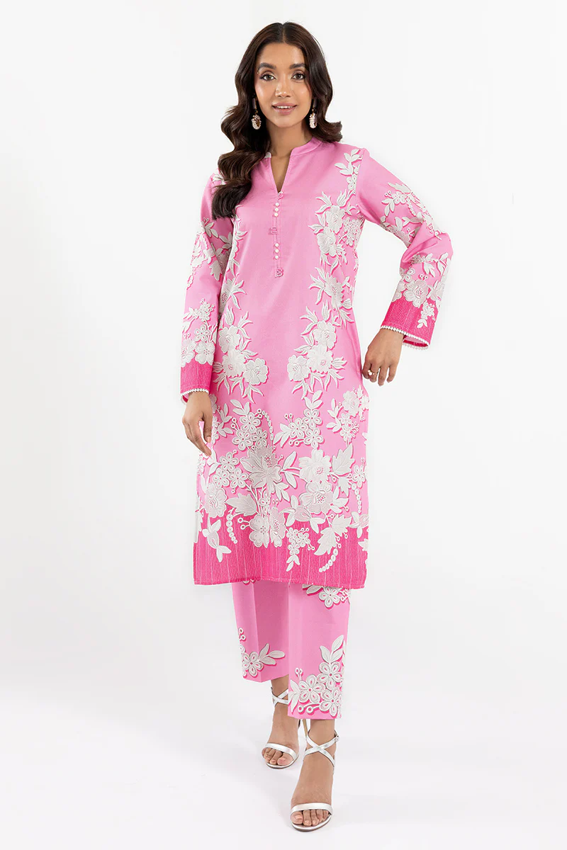 PRINTED - 2 PC LAWN SUIT (STITCHED) - Image 7