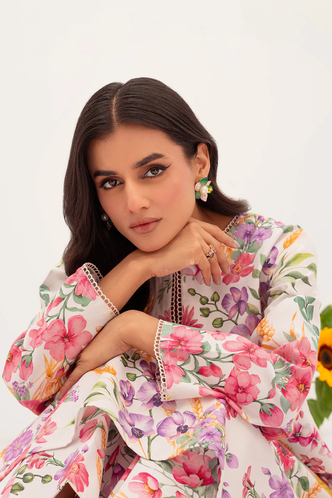 PRINTED - 2 PC LAWN SUIT (STITCHED) - Image 7
