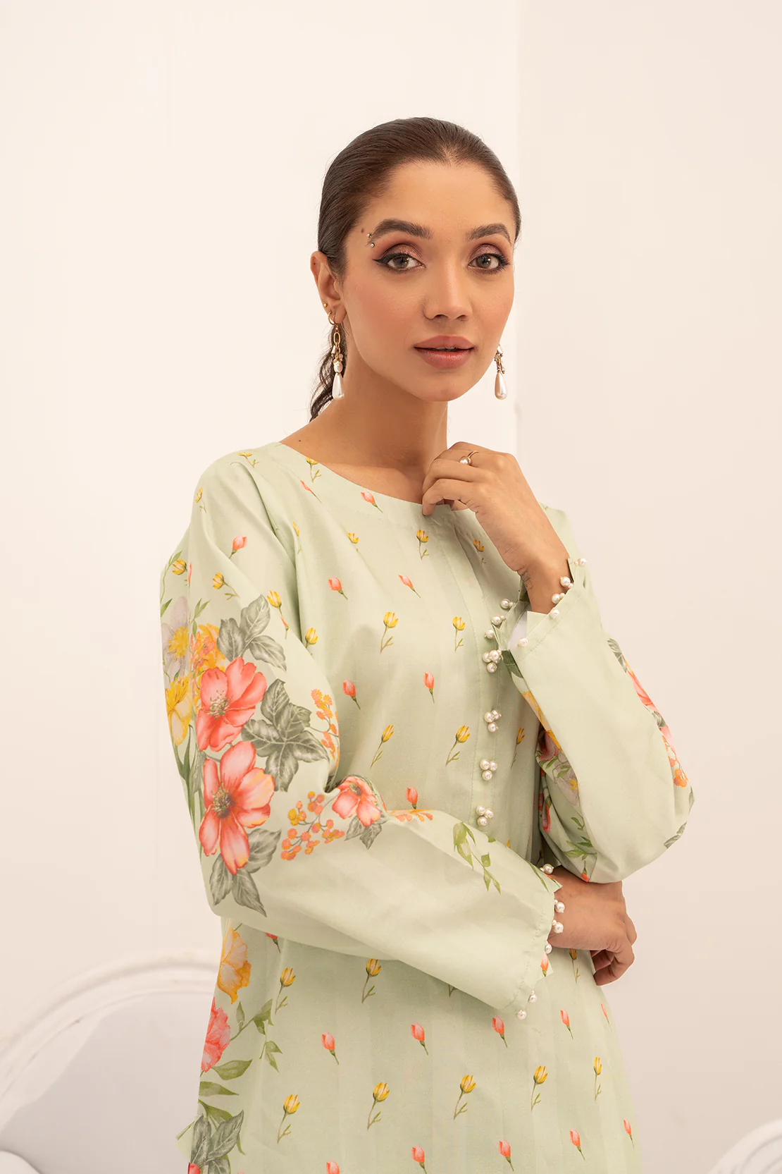 PRINTED - 2 PC LAWN SUIT - Image 3