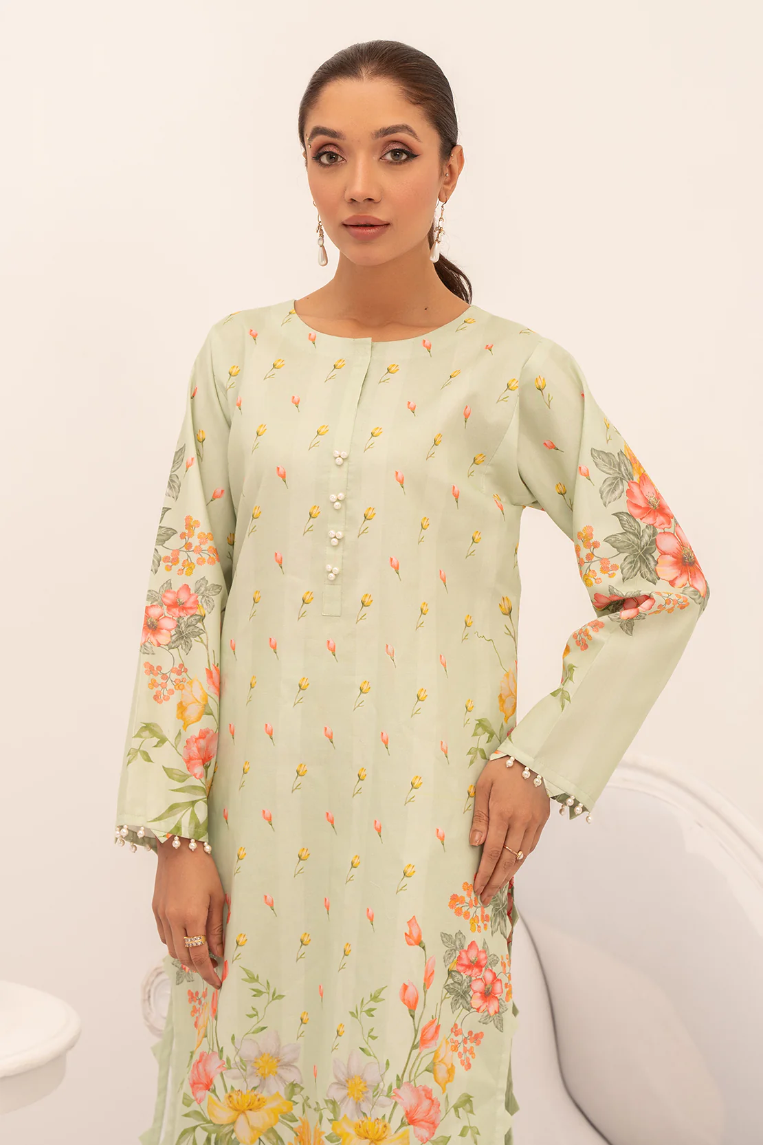 PRINTED - 2 PC LAWN SUIT - Image 5