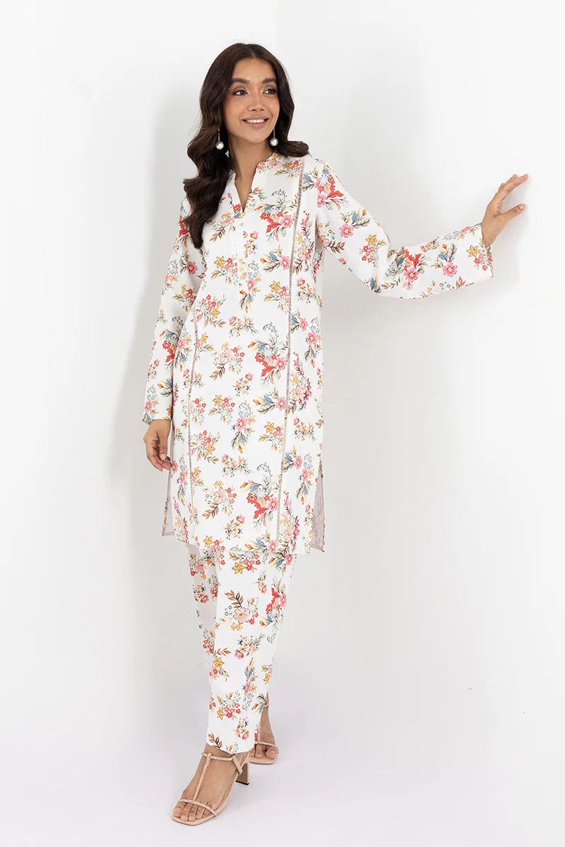 PRINTED - 2 PC LAWN SUIT (STITCHED) - Image 6