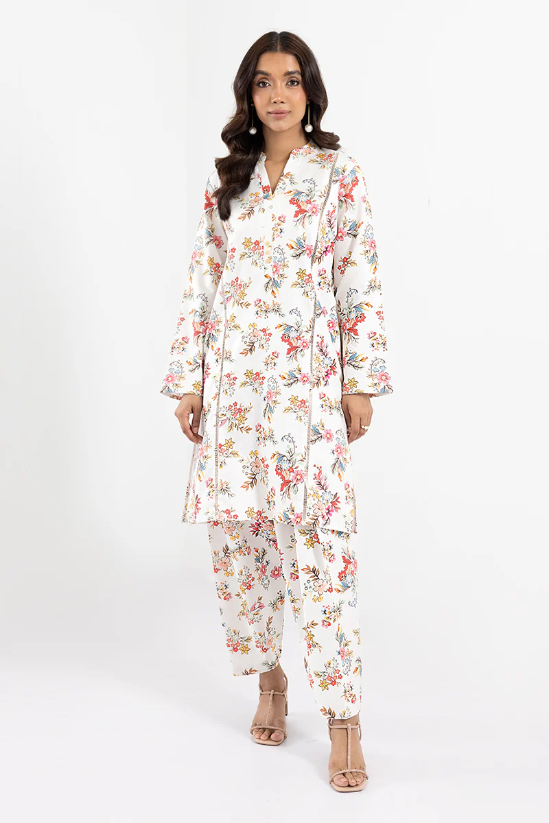 PRINTED - 2 PC LAWN SUIT (STITCHED) - Image 7