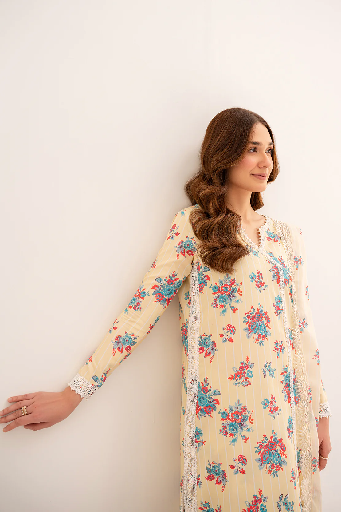 PRINTED - 3 PC LAWN SUIT - Image 10