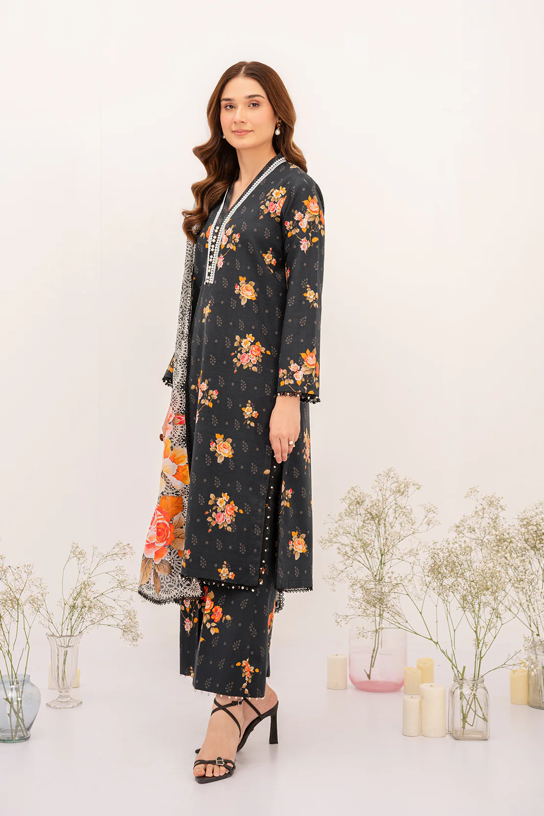 PRINTED - 3 PC LAWN SUIT