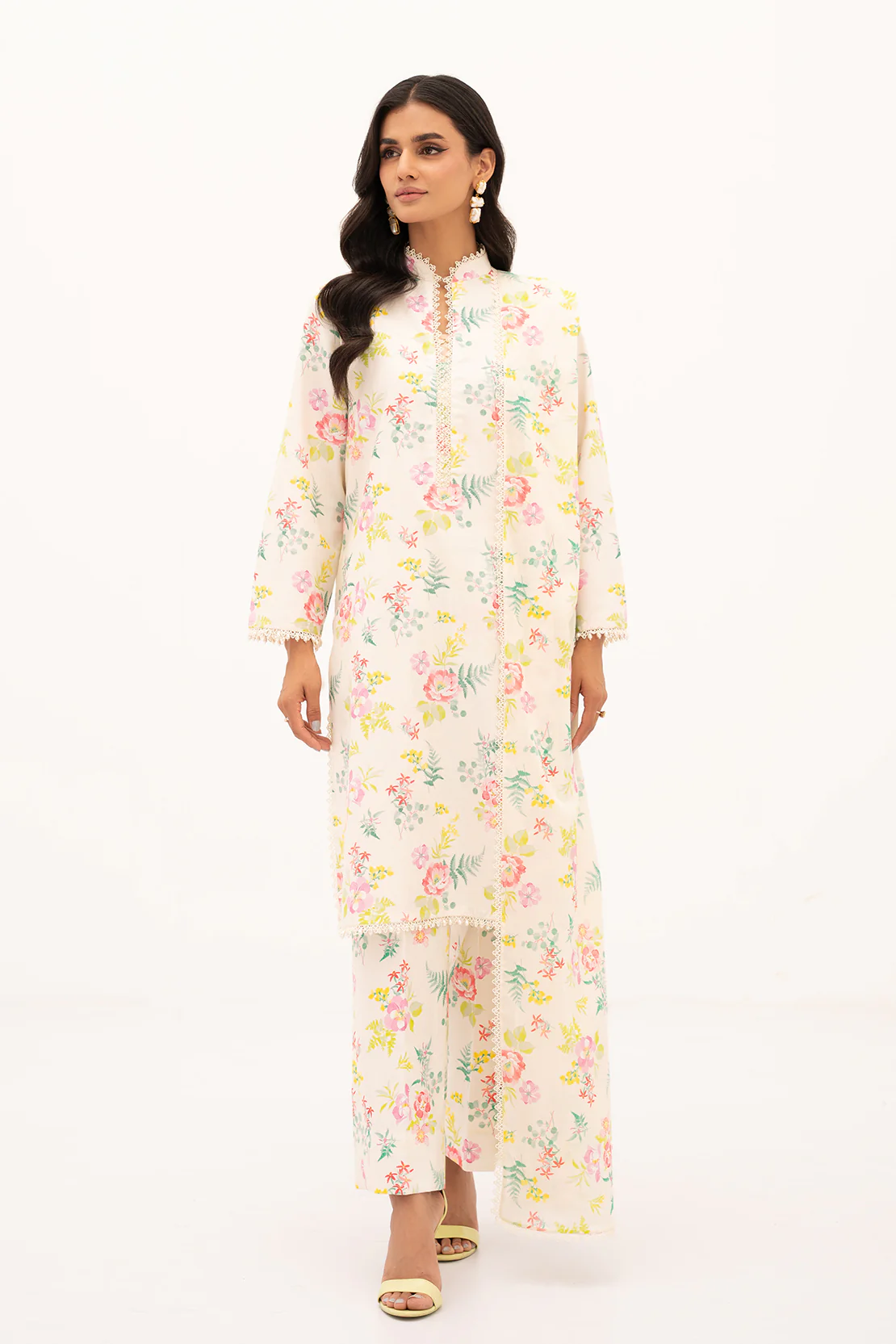 PRINTED - 3 PC LAWN SUIT