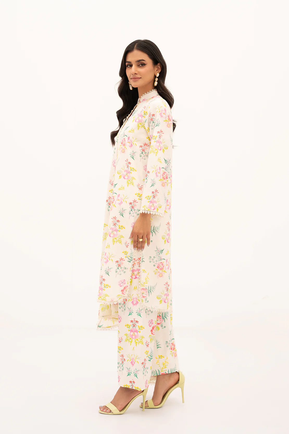 PRINTED - 3 PC LAWN SUIT - Image 4