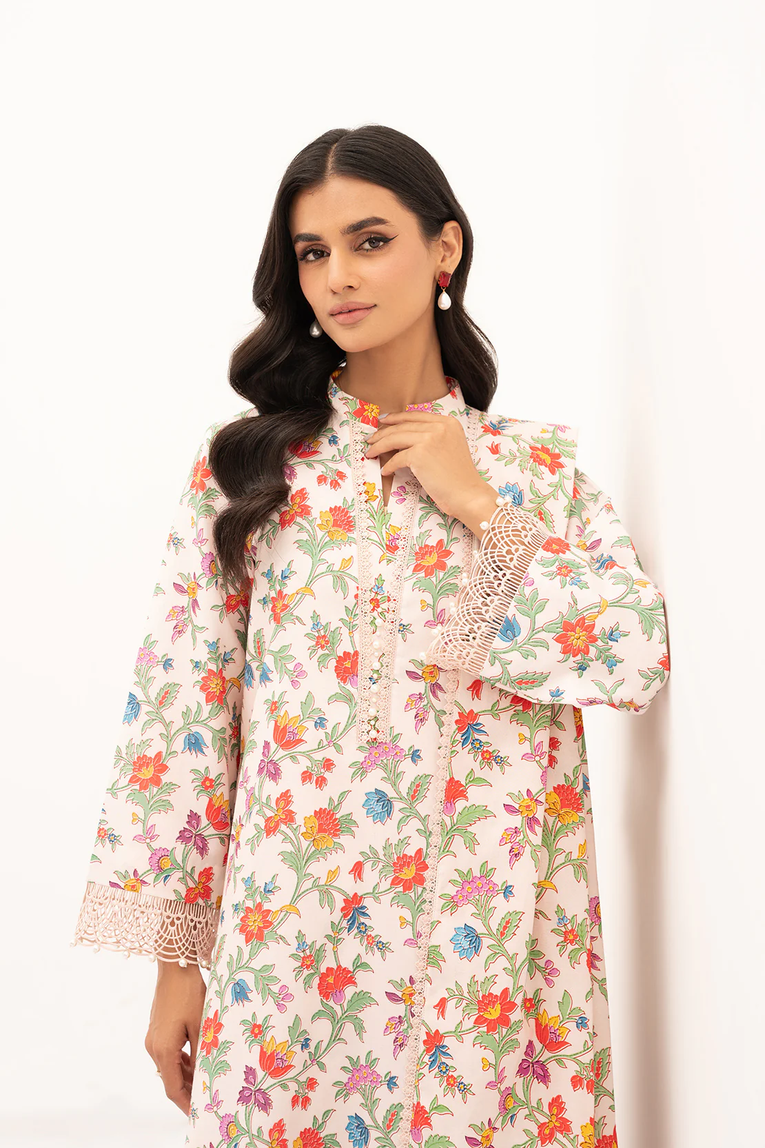 PRINTED - 3 PC LAWN SUIT - Image 2