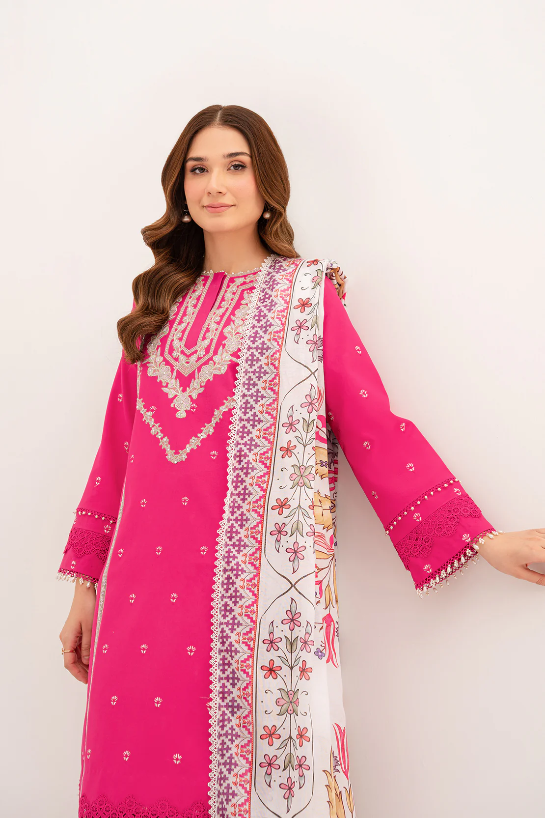 DYED - 3 PC LAWN SUIT - Image 6