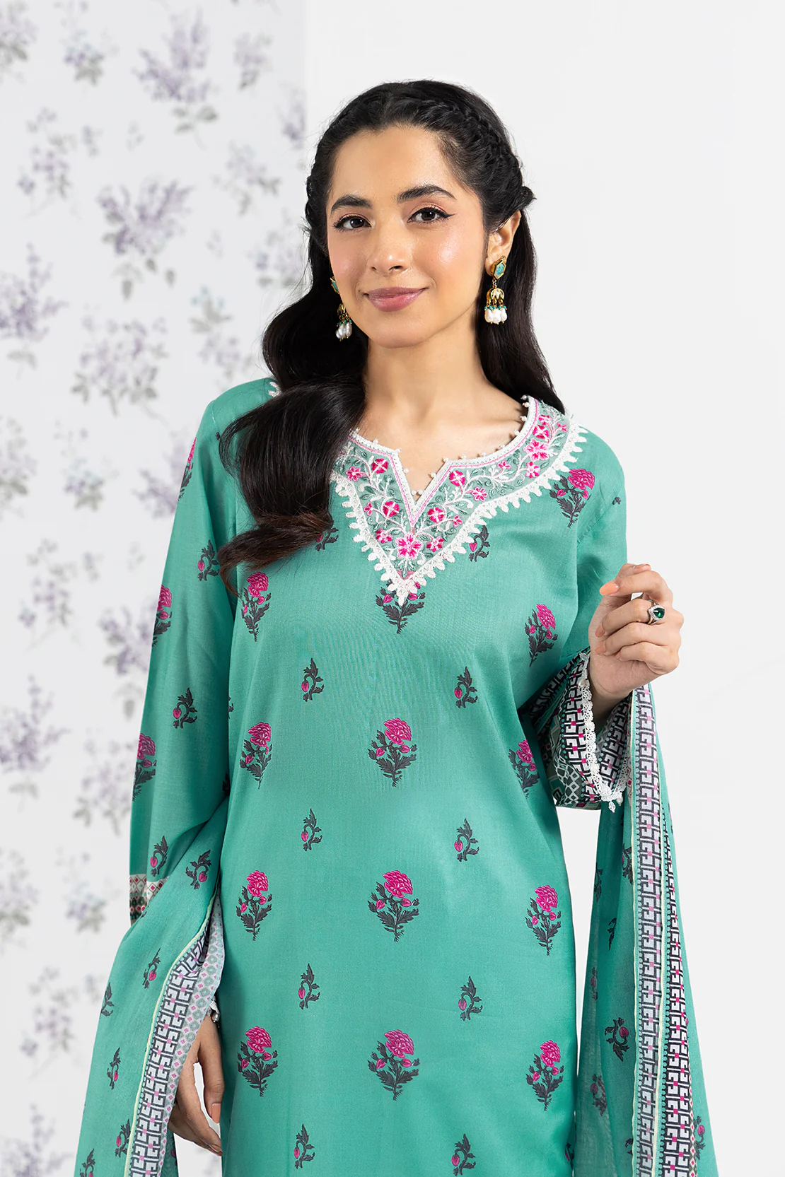 PRINTED - 2 PC LAWN SUIT - Image 3
