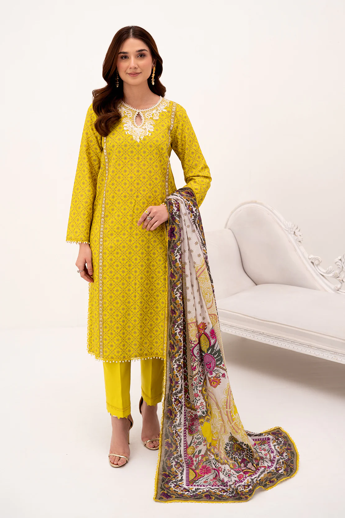 PRINTED - 2 PC LAWN SUIT - Image 4