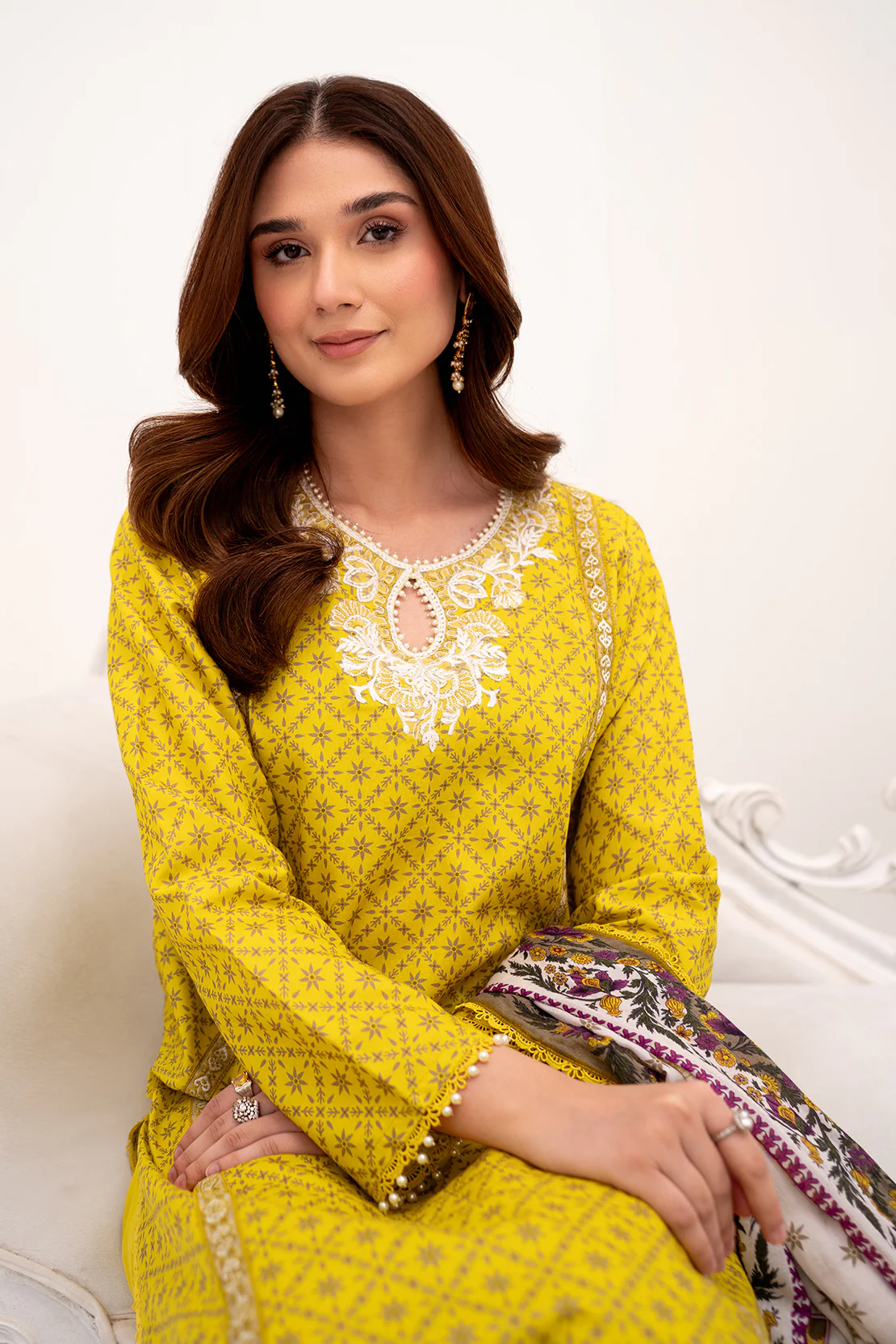 PRINTED - 2 PC LAWN SUIT - Image 7