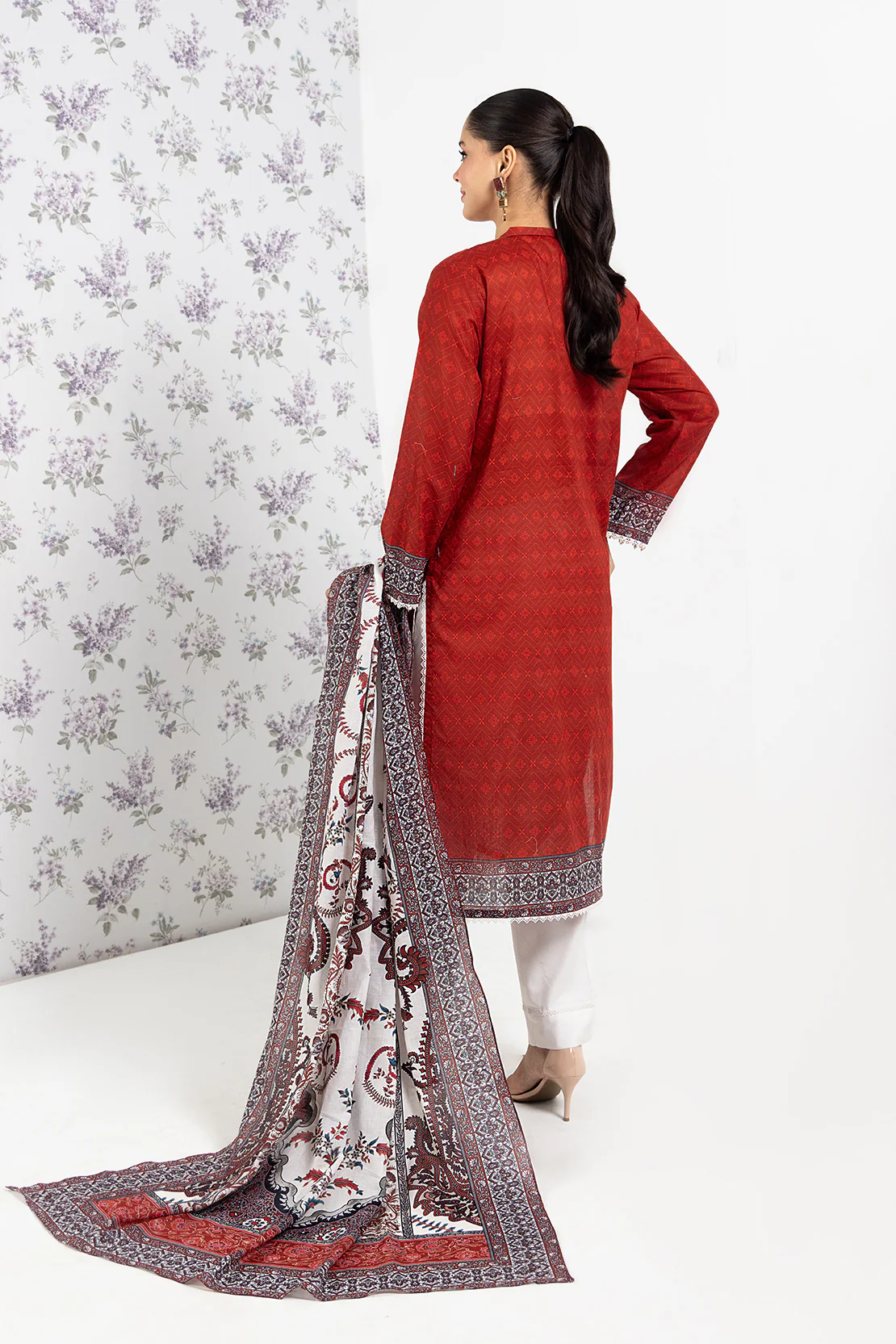 PRINTED - 2 PC LAWN SUIT - Image 2
