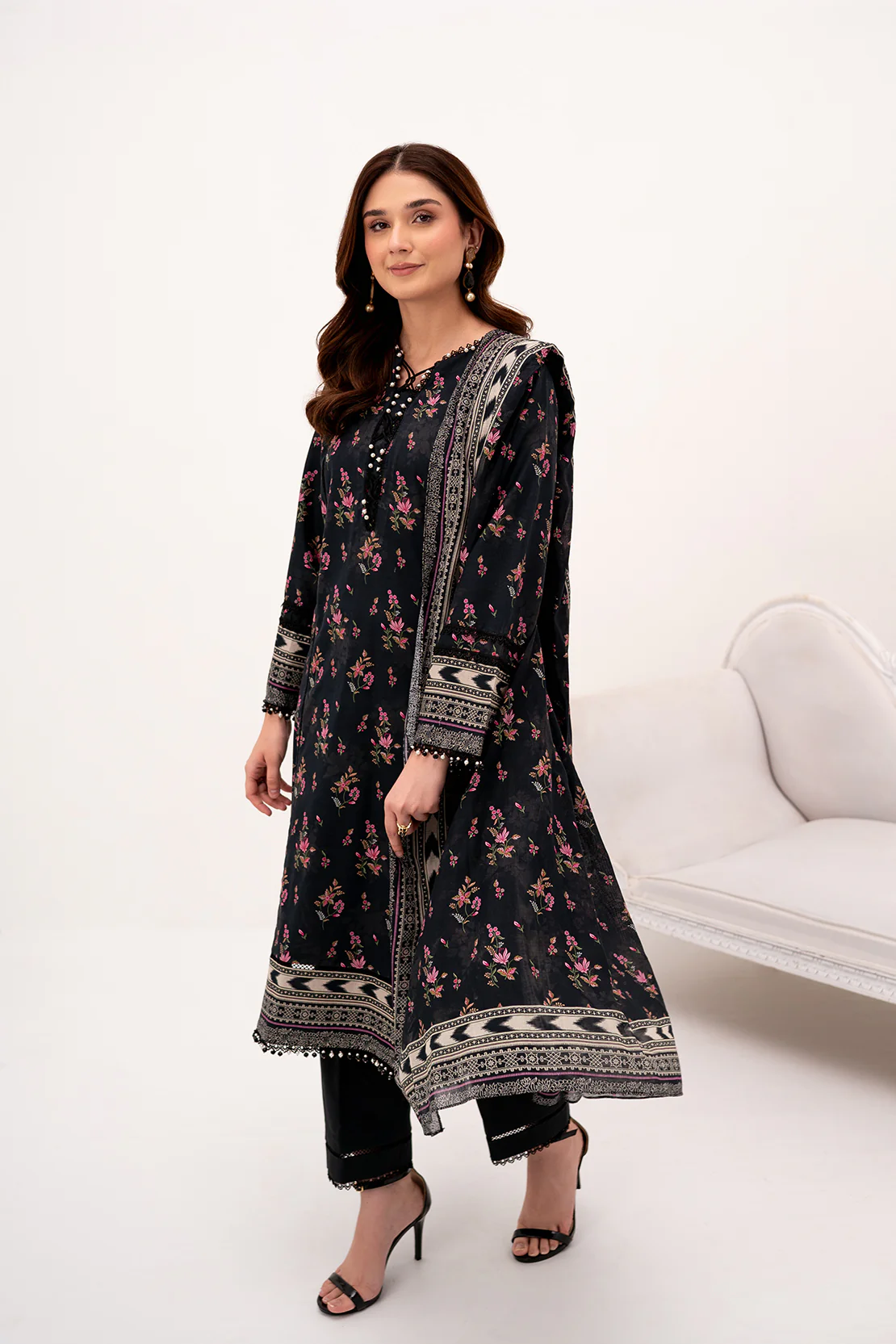 PRINTED - 2 PC LAWN SUIT - Image 5