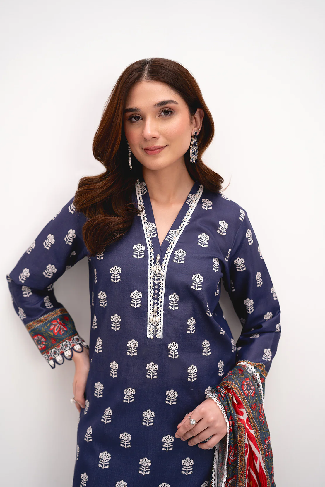 PRINTED - 2 PC LAWN SUIT - Image 3