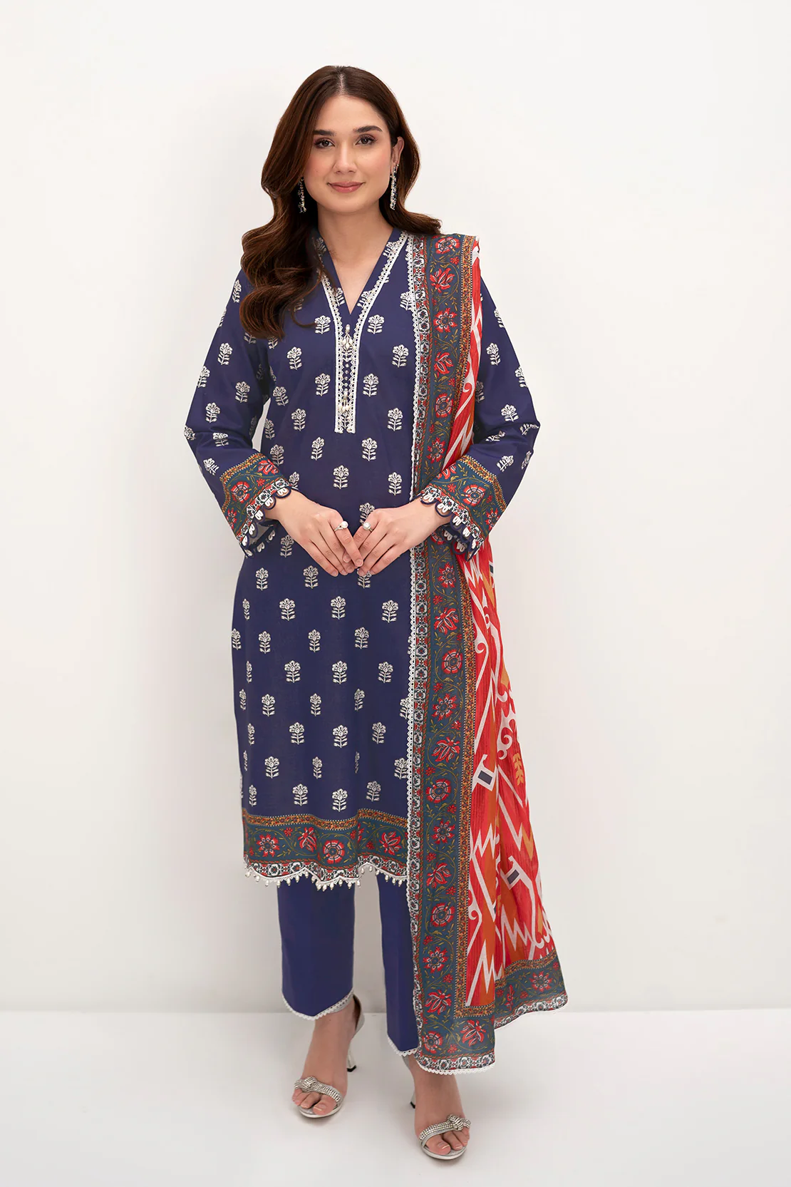 PRINTED - 2 PC LAWN SUIT - Image 5
