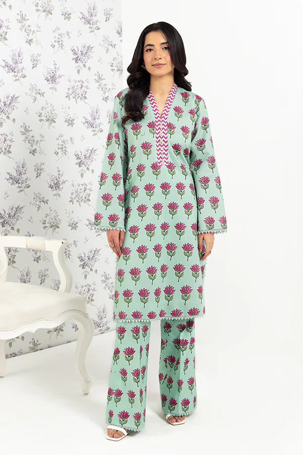 PRINTED - 2 PC LAWN SUIT