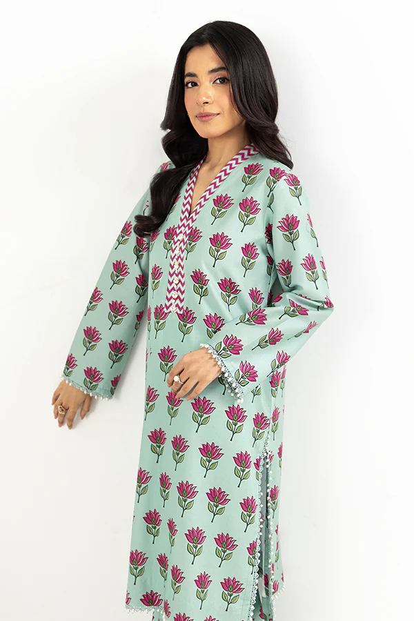 PRINTED - 2 PC LAWN SUIT - Image 3