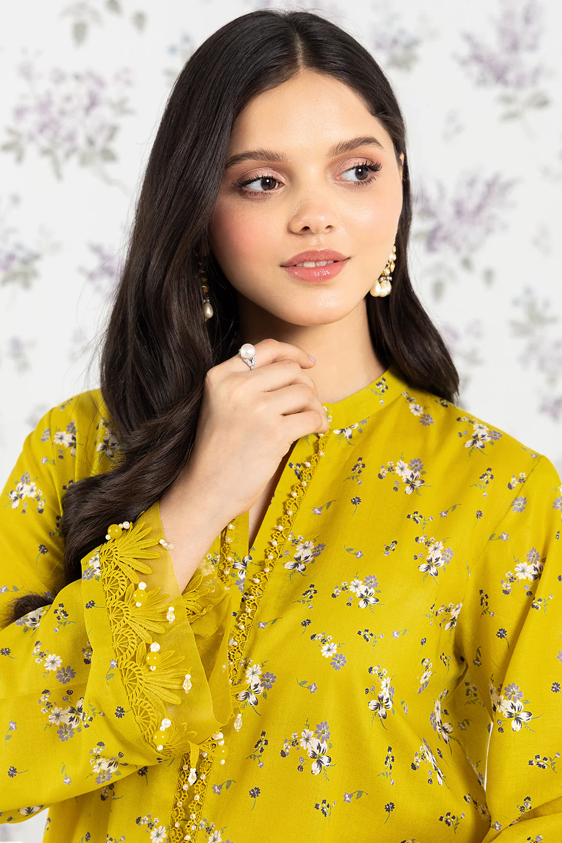 PRINTED - 3 PC LAWN SUIT - Image 2