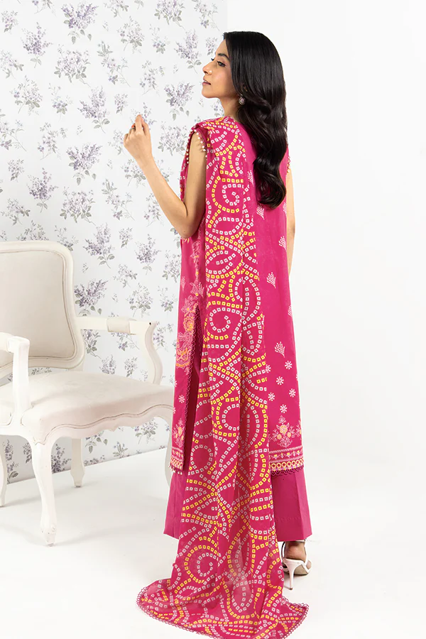 PRINTED - 3 PC LAWN SUIT - Image 2