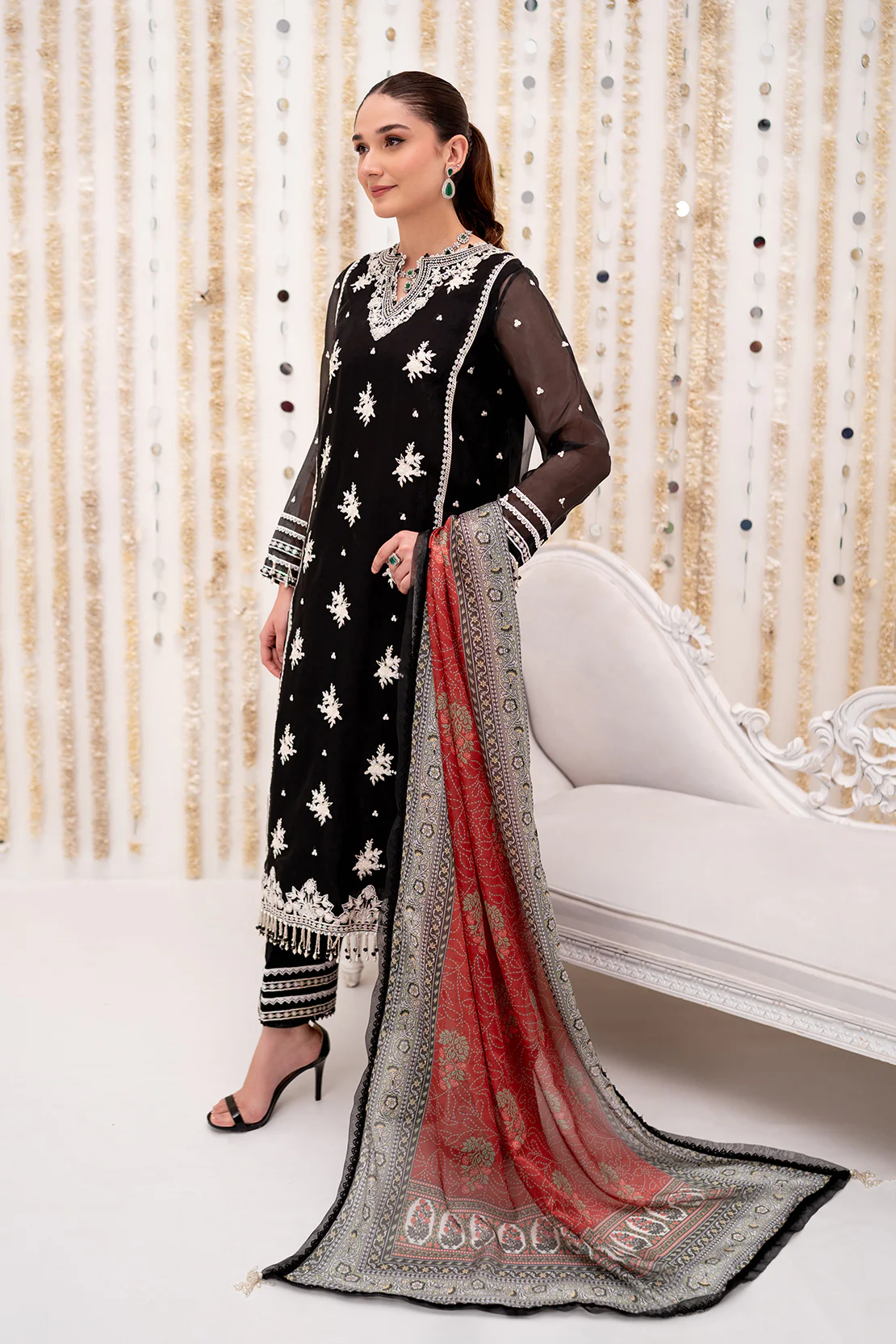 3 PC ORGANZA SUIT - Image 5