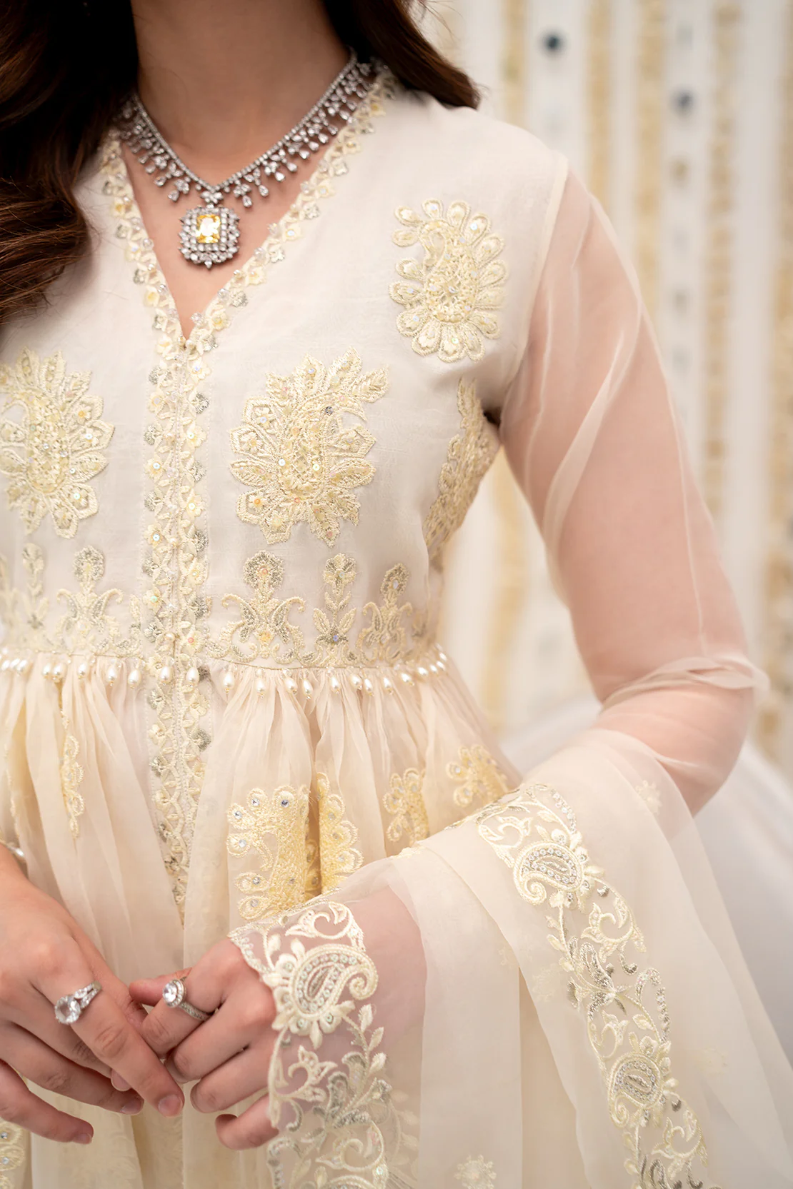 3 PC ORGANZA SUIT - Image 6