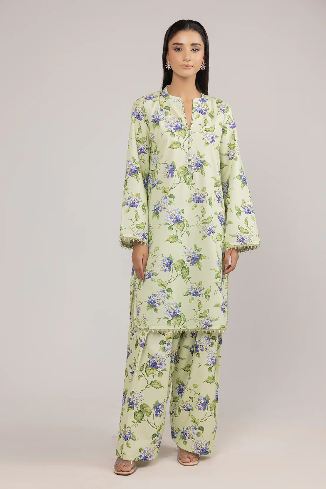 PRINTED - 2 PC LAWN SUIT - Image 5