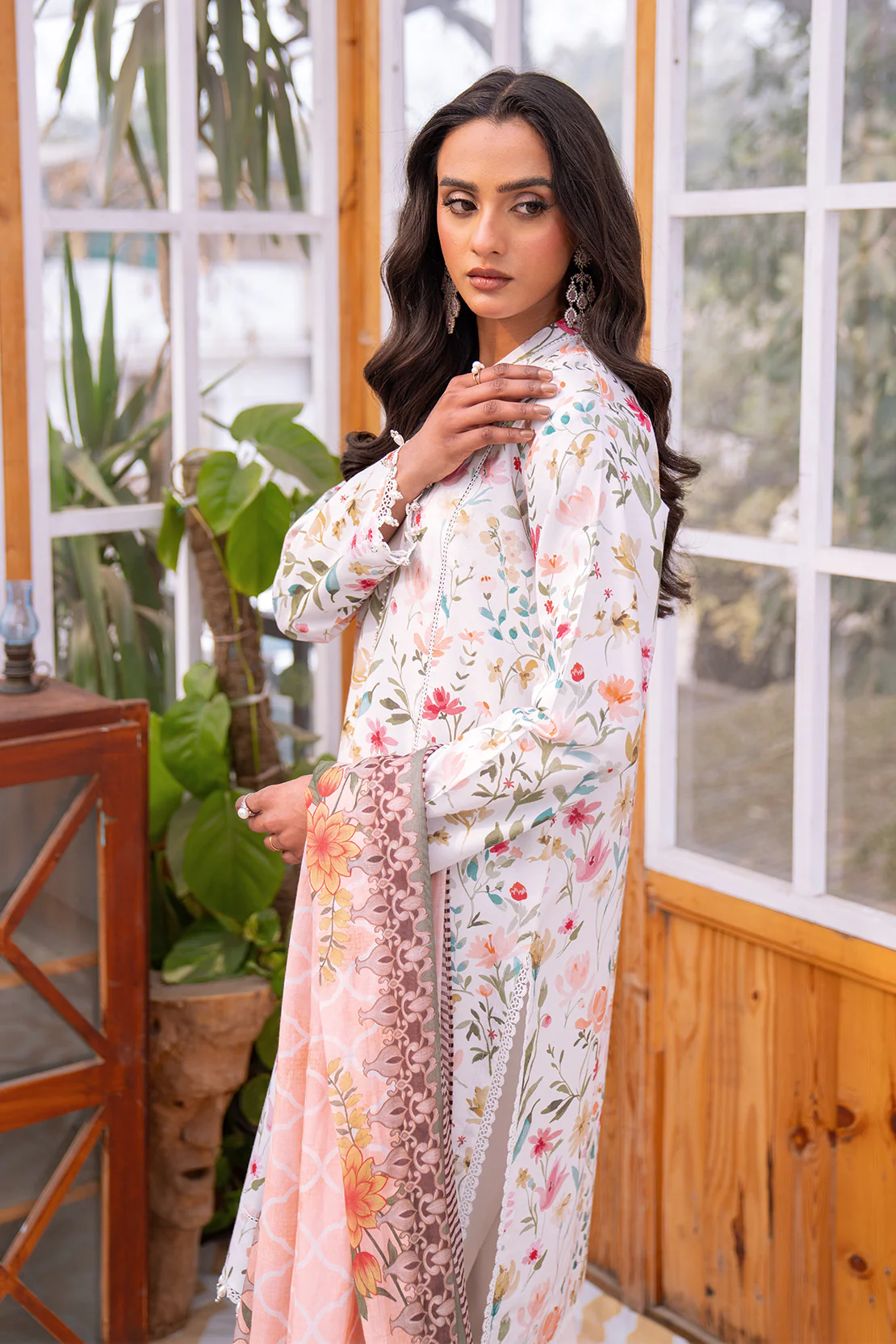 Printed - 2 Pc Lawn Suit (Lawn Dupatta) - Image 3