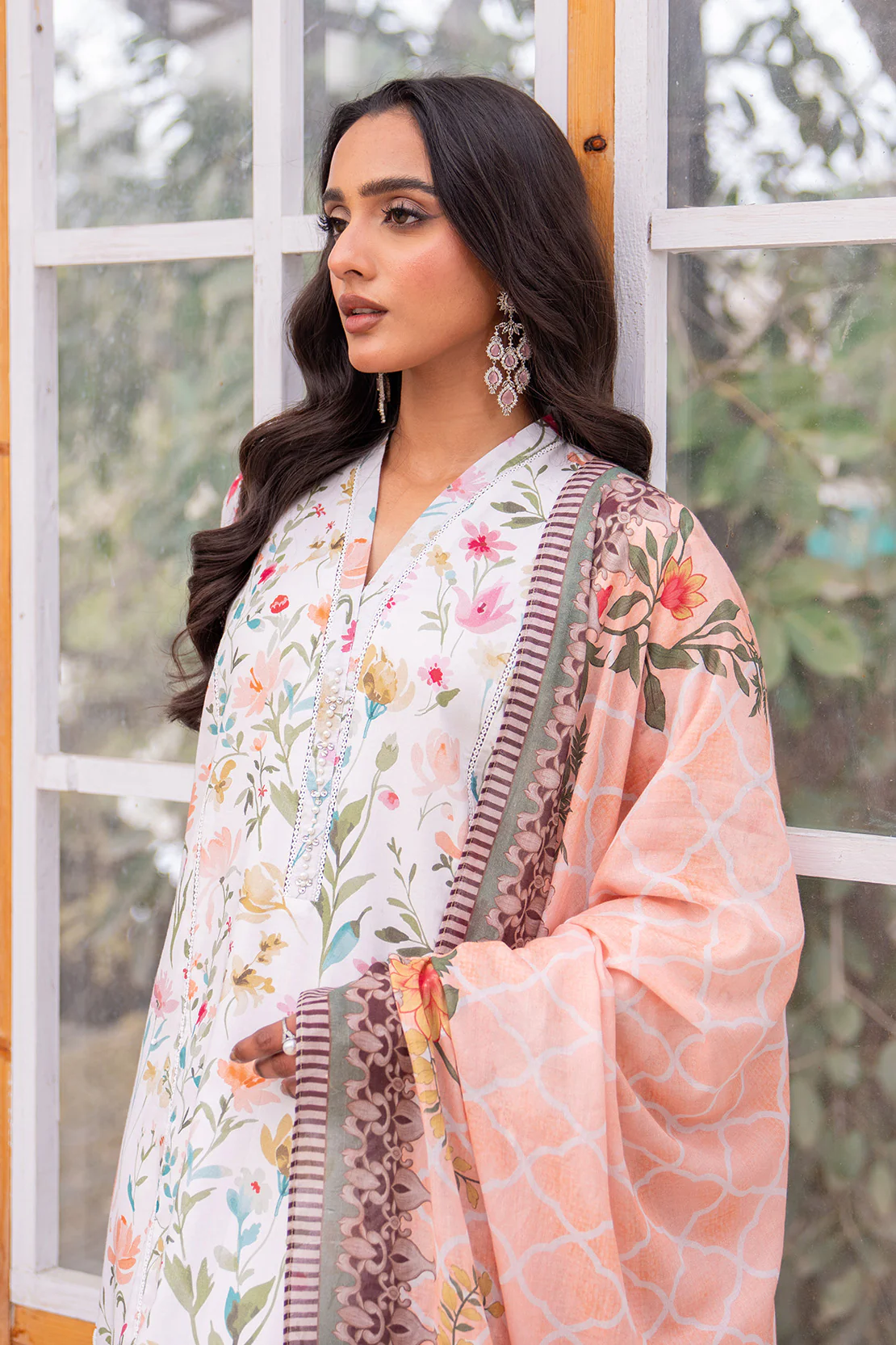 Printed - 2 Pc Lawn Suit (Lawn Dupatta) - Image 4