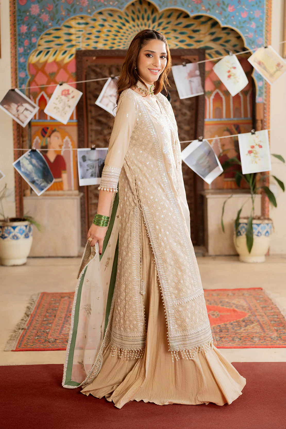 Embroidered - 3 Pc Lawn Suit (Chiffon Dupatta) - Image 3