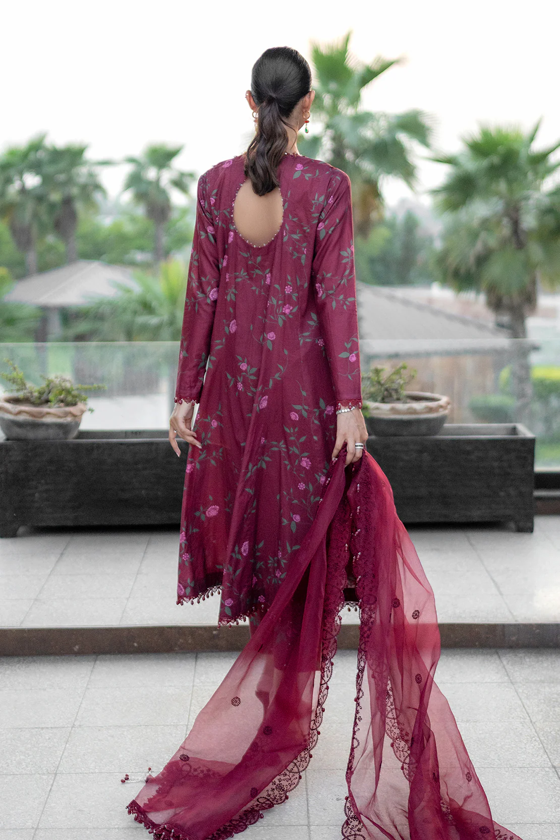 Printed - 2 Pc Cotton Suit - Image 5