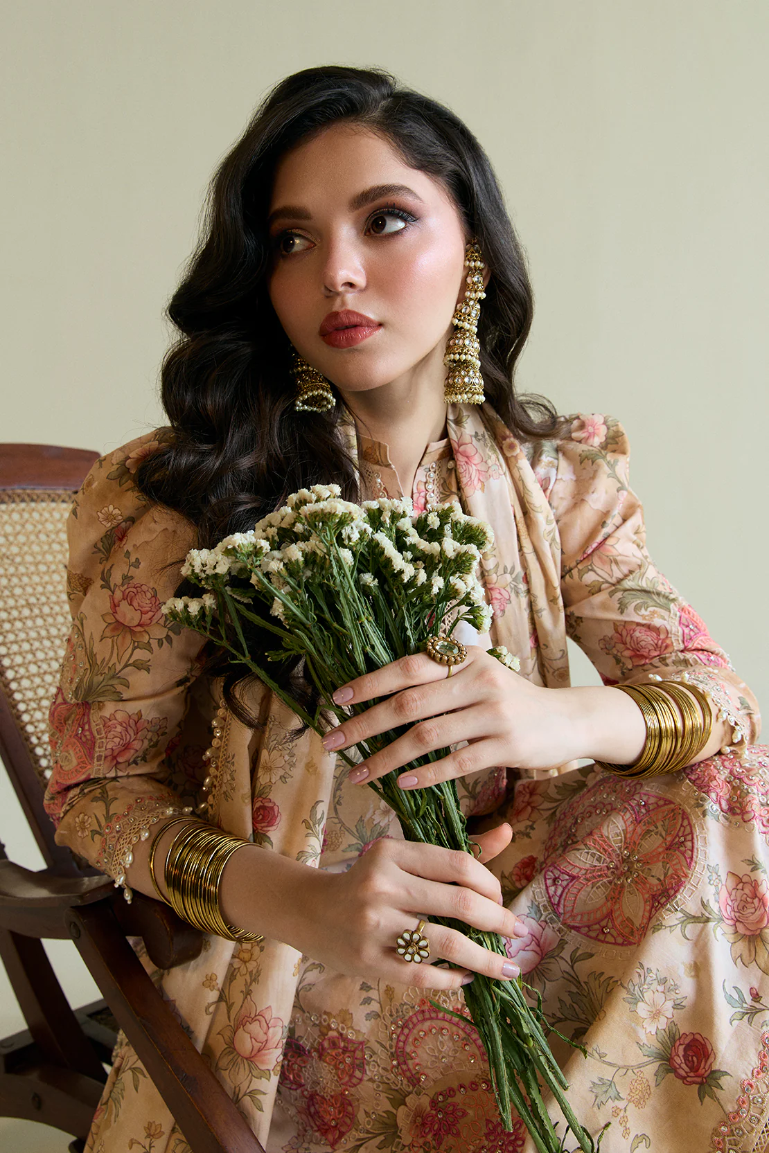 Printed Embroidered - Chikankari 3 Pc Lawn Suit (Printed Lawn Dupatta) - Image 4
