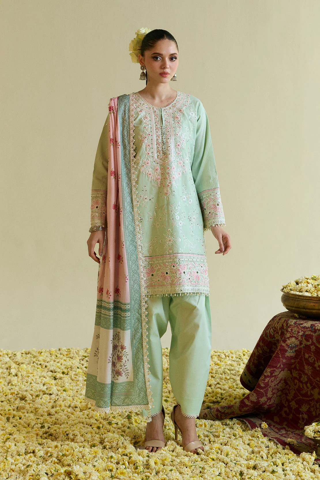 PREMIUM LAWN - 3 PC LAWN SUIT - Image 4