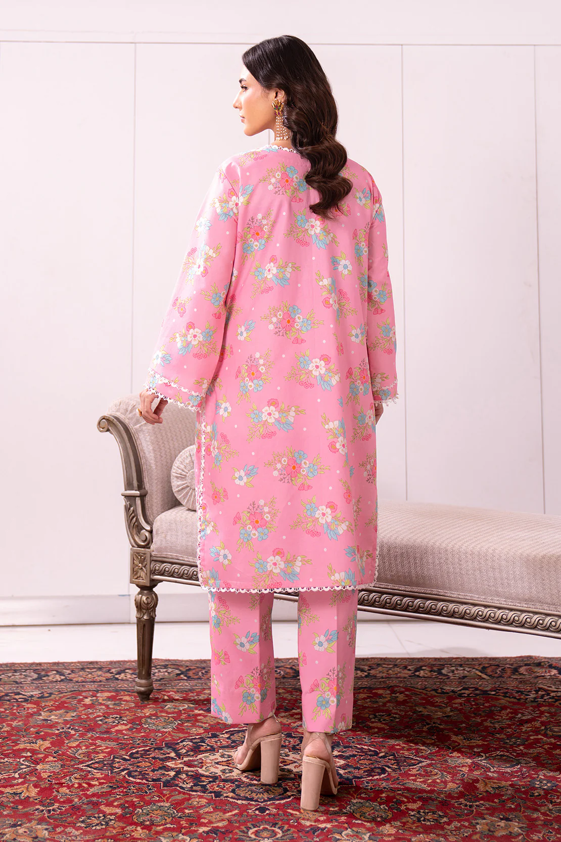 Embroidered - 2 Pc Lawn Suit - Image 7