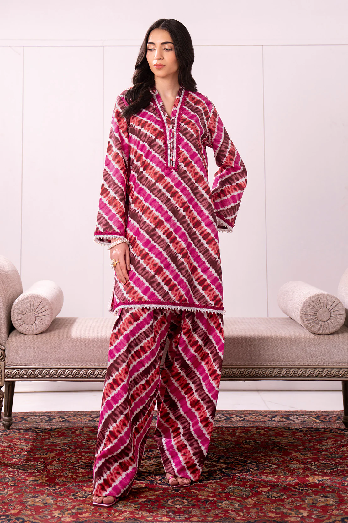 Printed - 2 Pc Lawn Suit - Image 4