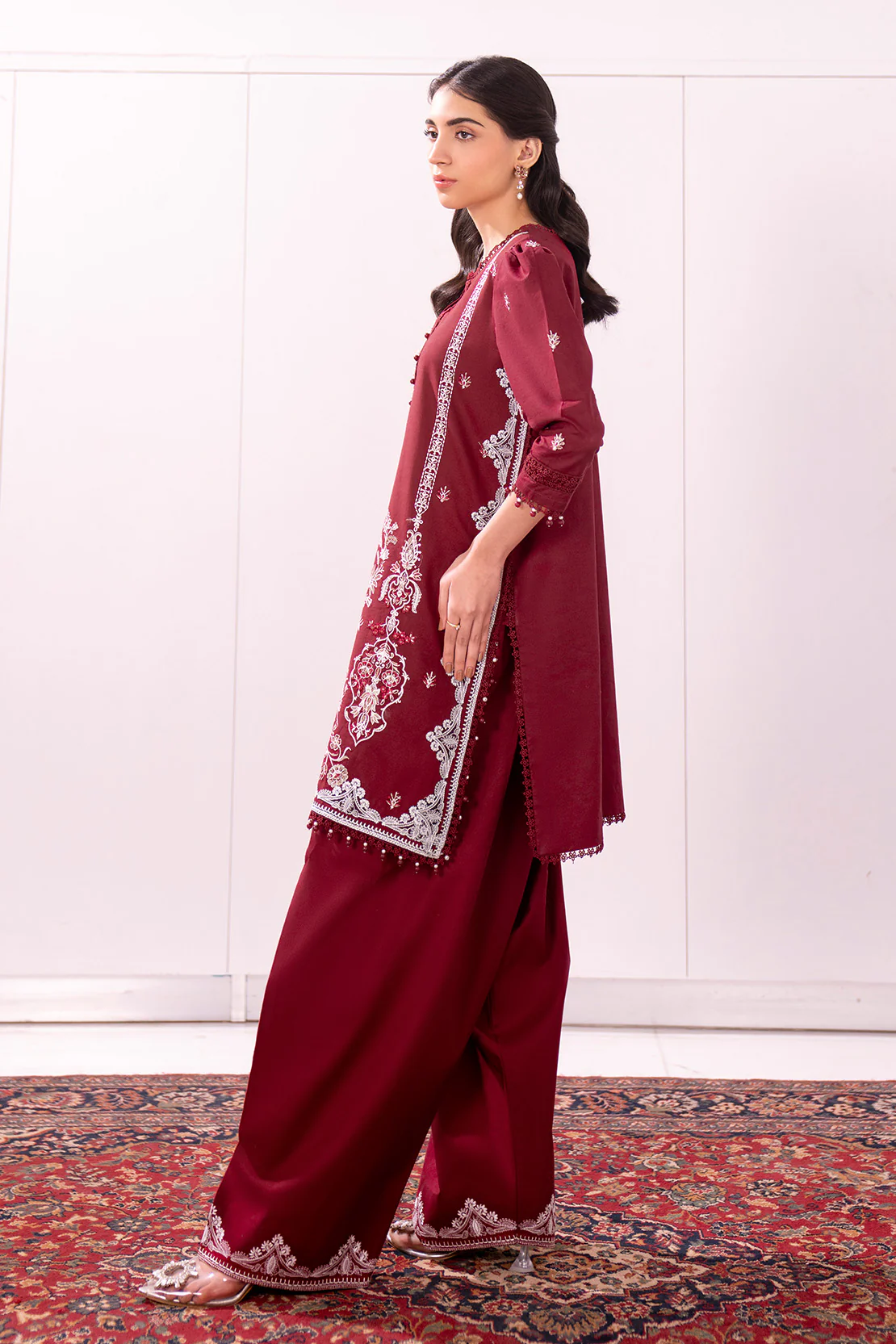Embroidered - 2 Pc Lawn Suit - Image 4