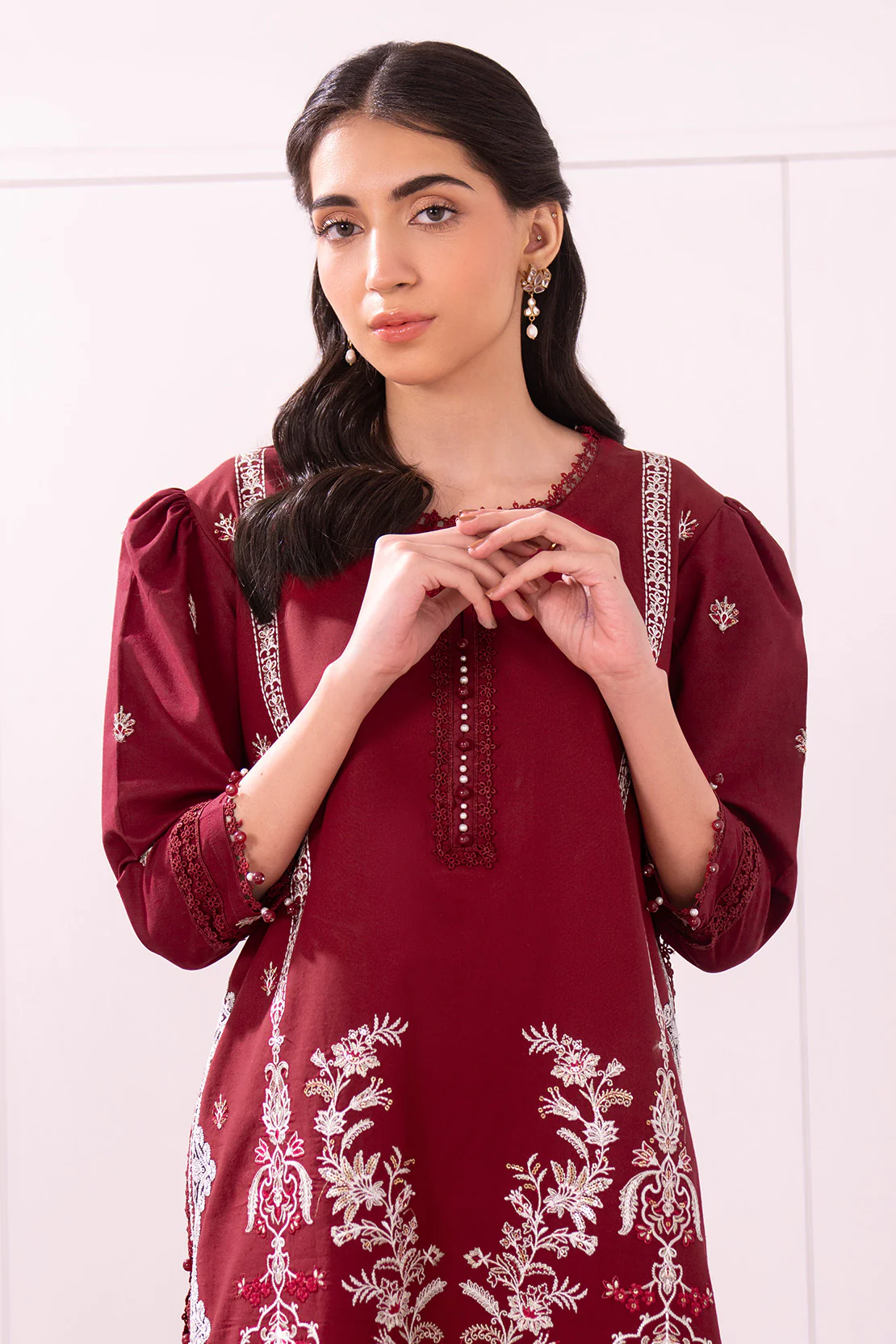 Embroidered - 2 Pc Lawn Suit - Image 5
