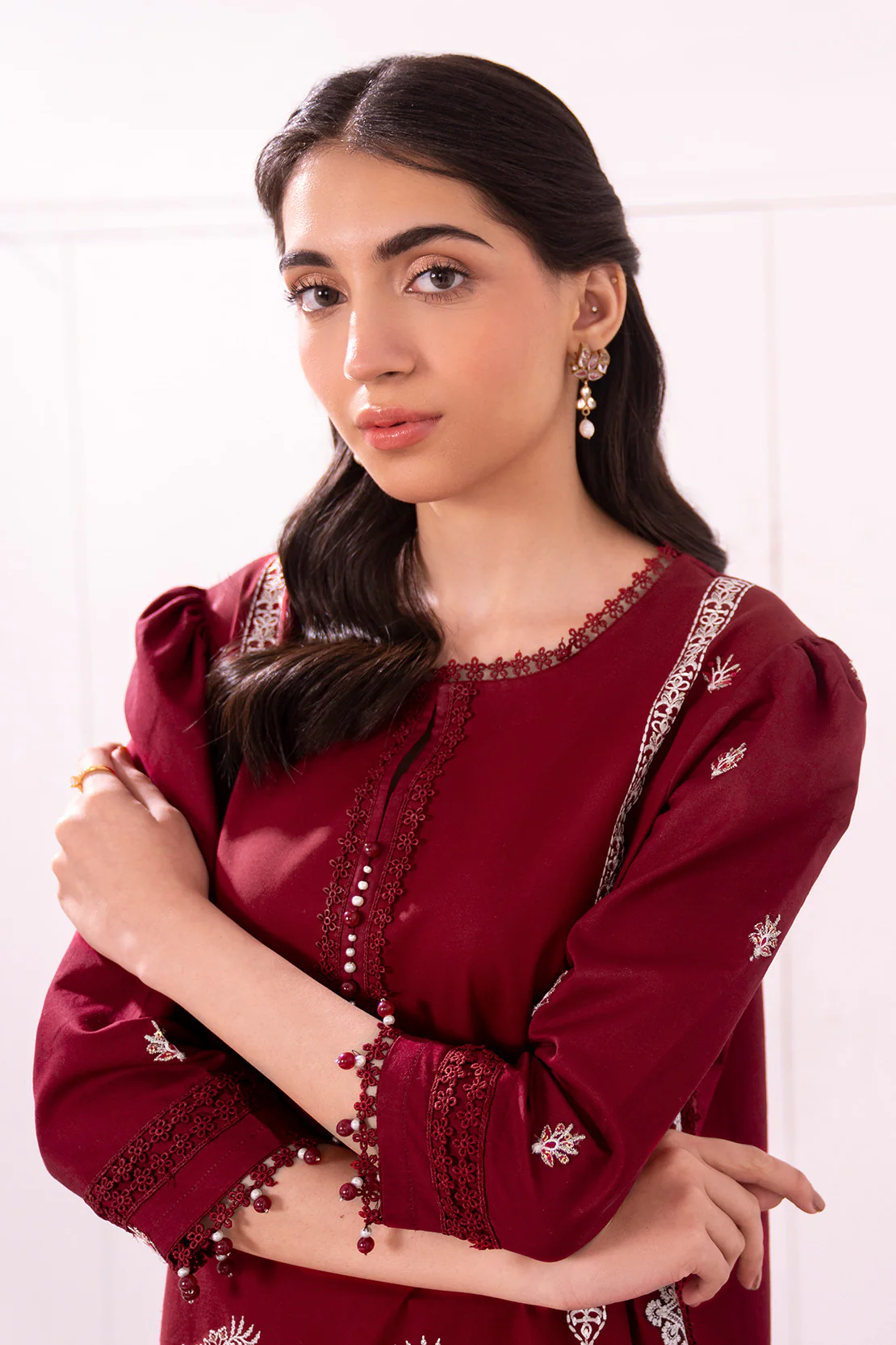 Embroidered - 2 Pc Lawn Suit - Image 6