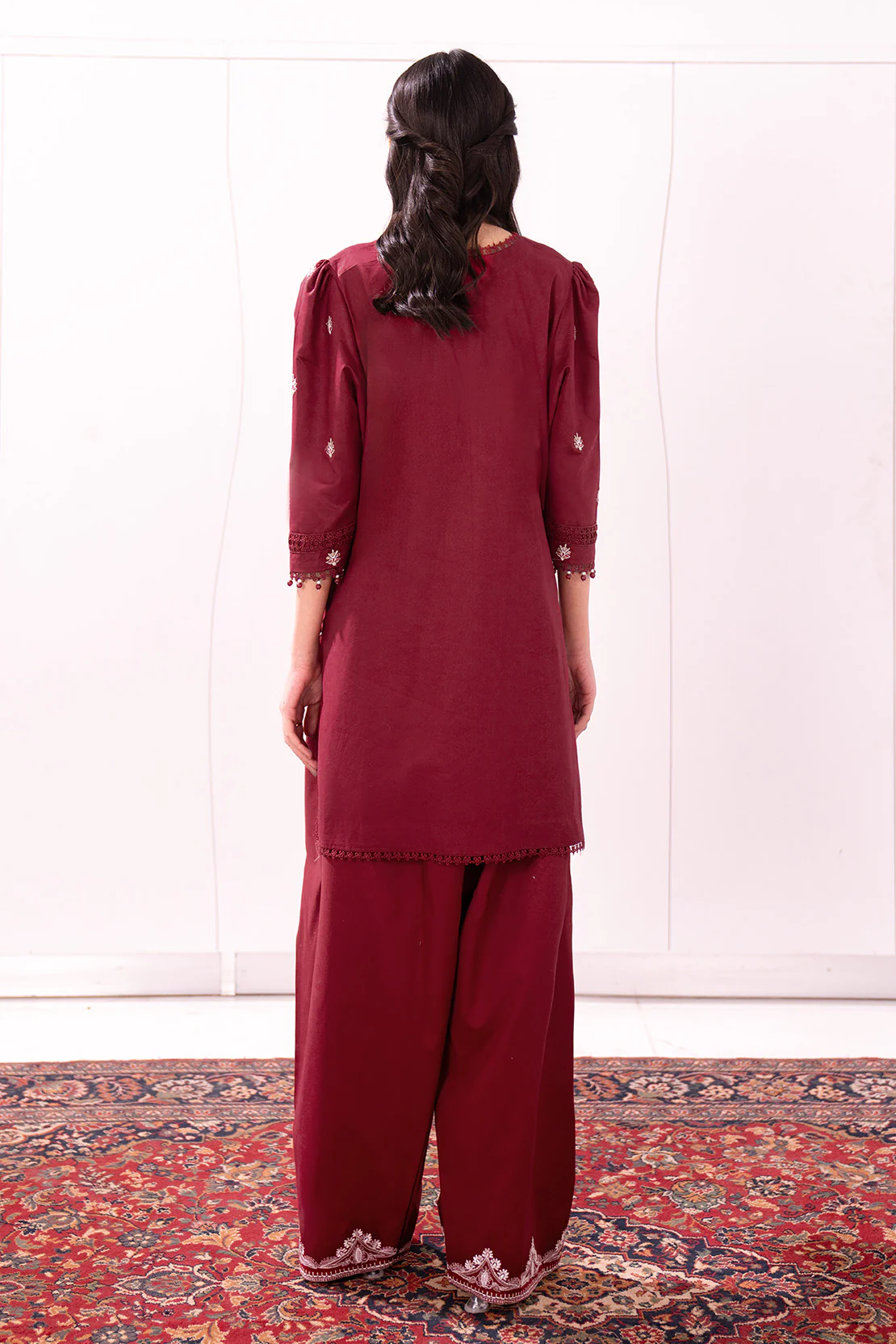 Embroidered - 2 Pc Lawn Suit - Image 7