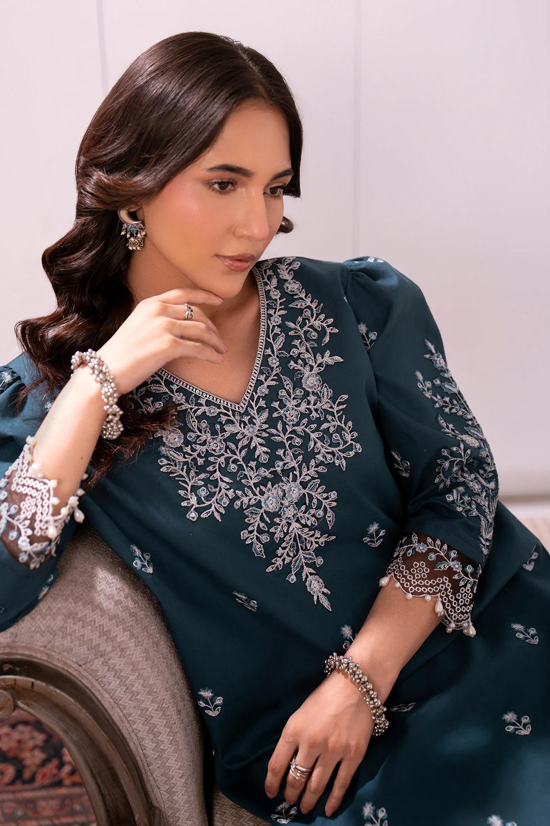Embroidered - 2 Pc Lawn Suit - Image 8
