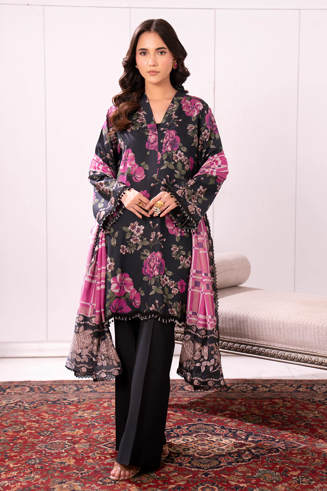 Printed - 2 Pc Lawn Suit (Lawn Dupatta) - Image 5