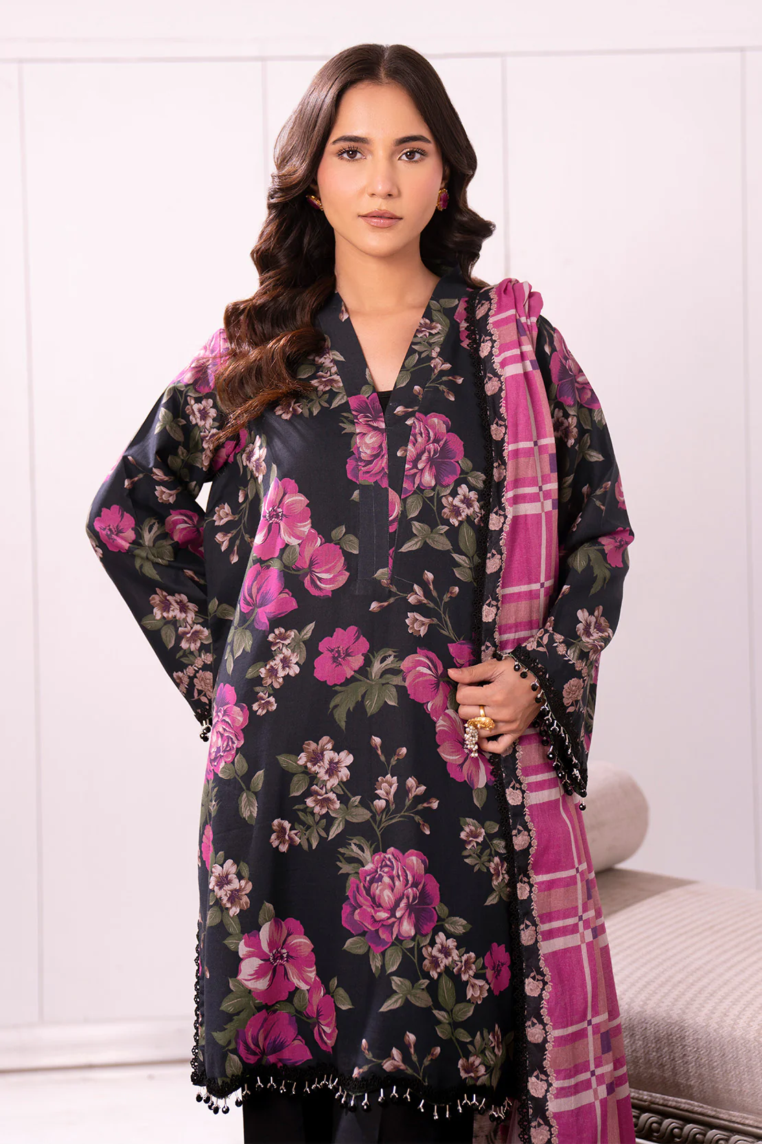 Printed - 2 Pc Lawn Suit (Lawn Dupatta) - Image 6